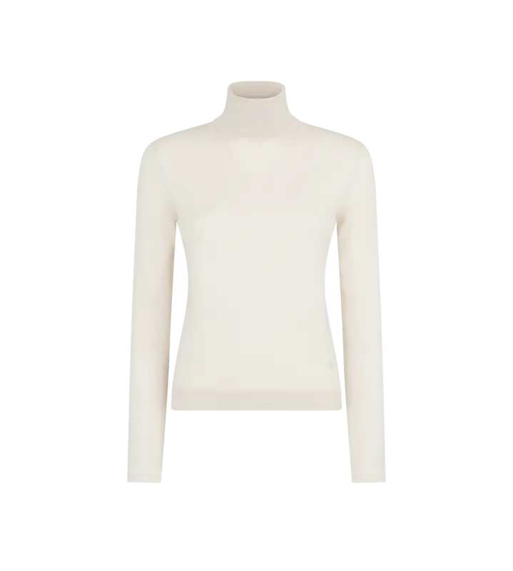 FINE CASHMERE SILK KNIT TURTLENECK TOP online